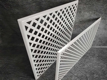 Декоративная плоская решетка с перфорацией ПВР-НУ